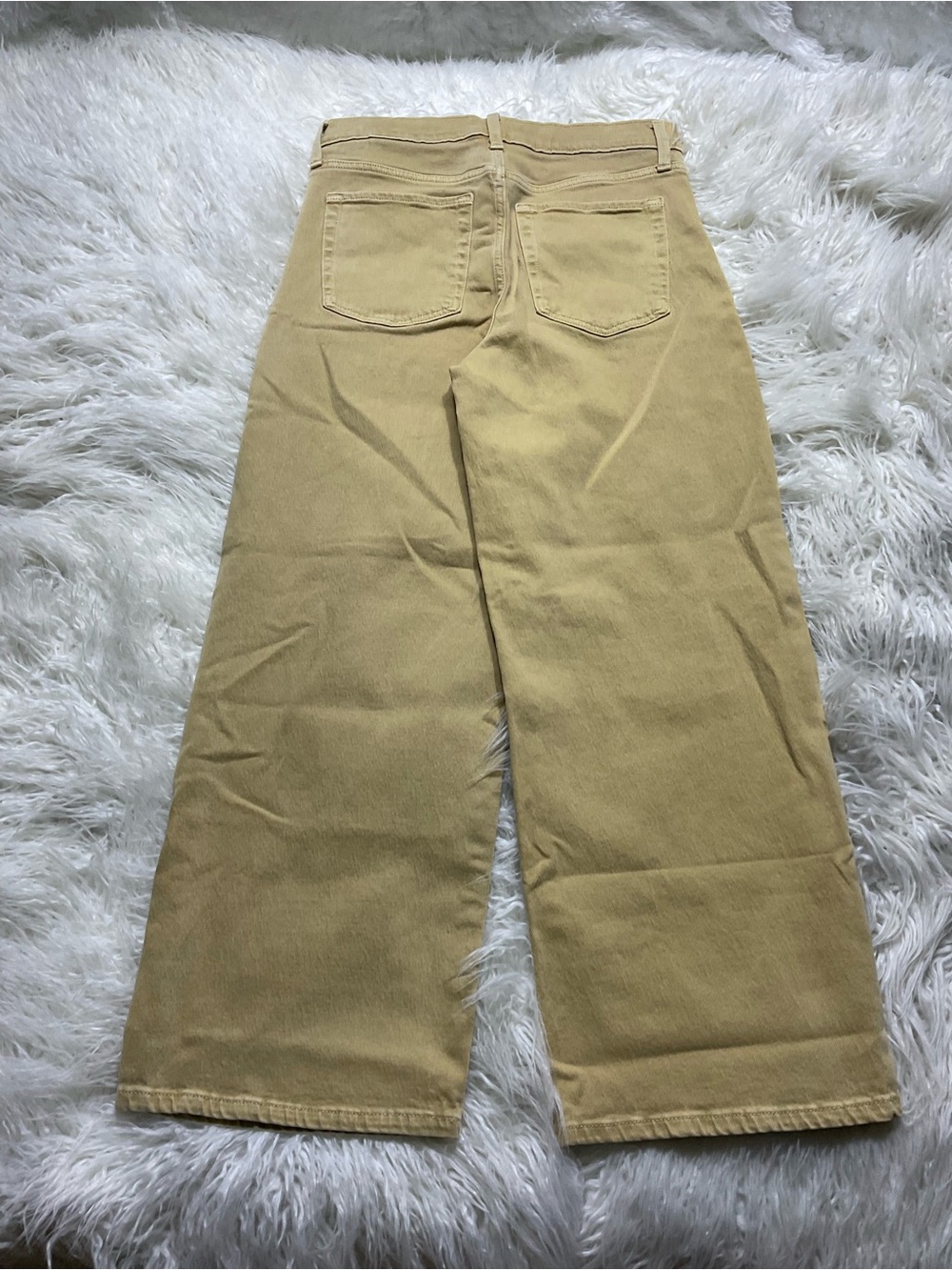 NWOT BANANA REPUBLIC WIDE-LEG CROP JEAN in Sahara Tan - Picture 5 of 5